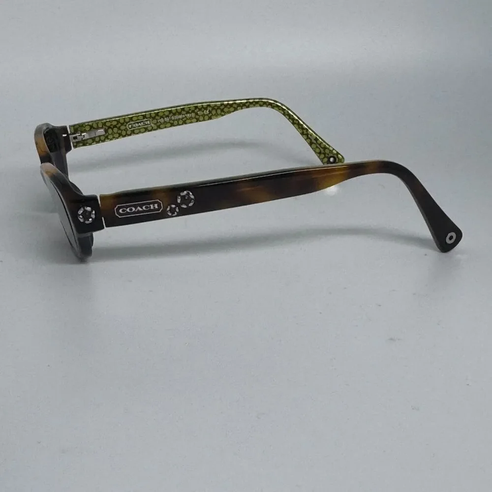 Coach HC6015 5031 Delaney Tortoise Brown Green Eyeglasses Frame 48-16 130 H15951